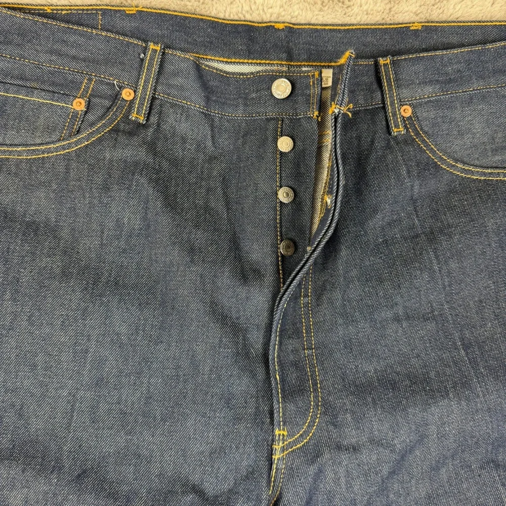 Vtg Levi's 501XX Jeans‎ Dark Denim Straight Mens 42x30 Button Fly Mexico WPL 423